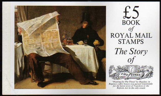 The 1985 Royal Mail Prestige Booklet 'The Story of The Times'.