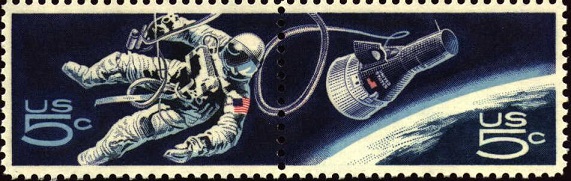 Gemini programme stamps.