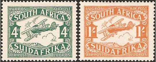 1928 Airmail stamps.